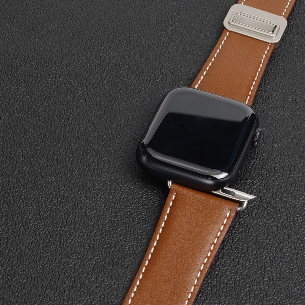 Dux Ducis Ya strap for Apple Watch 42 / 44 / 45 / 49 mm - browneng