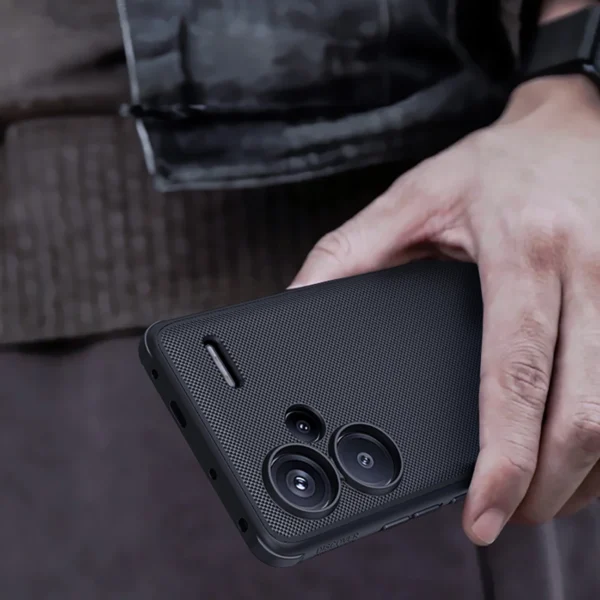 Nillkin Super Frosted Shield Pro Magnetic Case for Xiaomi Redmi Note 13 Pro+ 5G with MagSafe - blackeng