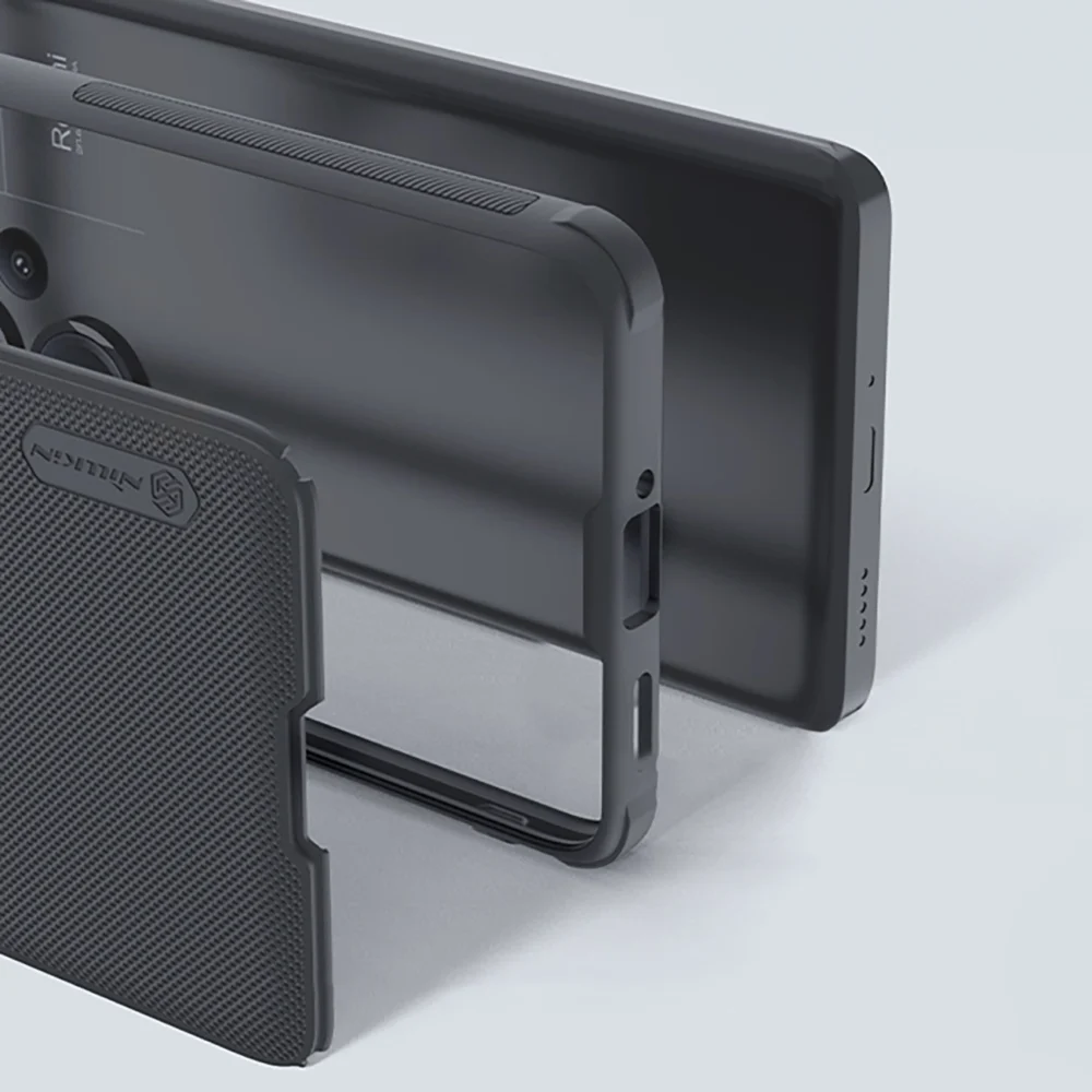 Nillkin Super Frosted Shield Pro Magnetic Case for Xiaomi Redmi Note 13 Pro+ 5G with MagSafe - blackeng