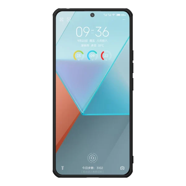 Nillkin Super Frosted Shield Pro Case for Xiaomi Redmi Note 13 Pro 4G / Poco X6 5G - Blackeng