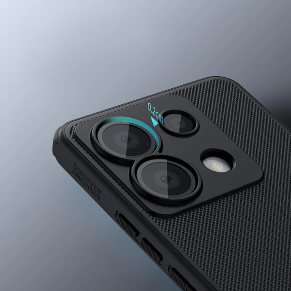 Nillkin Super Frosted Shield Pro Case for Xiaomi Redmi Note 13 Pro 4G / Poco X6 5G - Blackeng