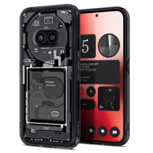 Spigen Ultra Hybrid Case for Nothing Phone 2A - Dark Gray (Zero One Pattern)eng