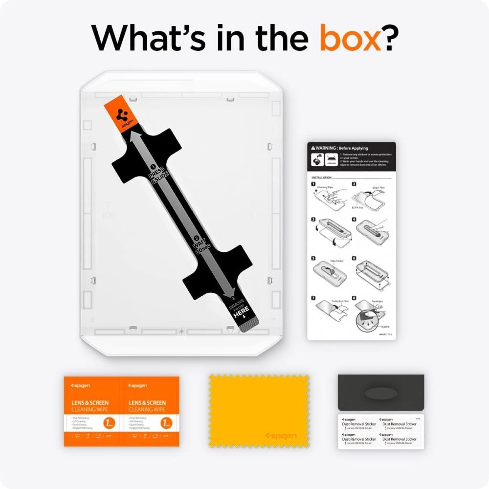 Spigen Glas.tR EZ Fit Tempered Glass for iPad Pro 13'' 2024eng