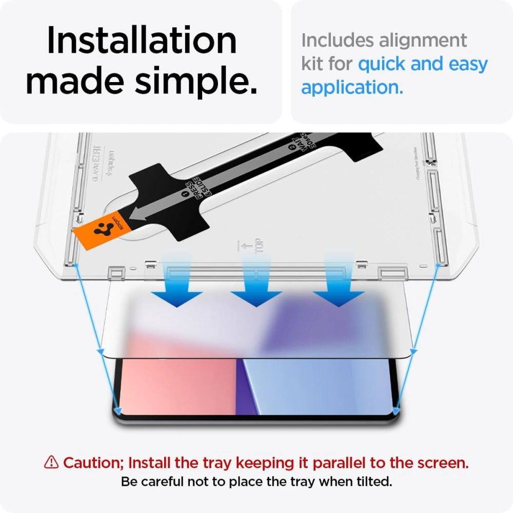 Spigen Glas.tR EZ Fit Tempered Glass for iPad Pro 11'' 2024eng