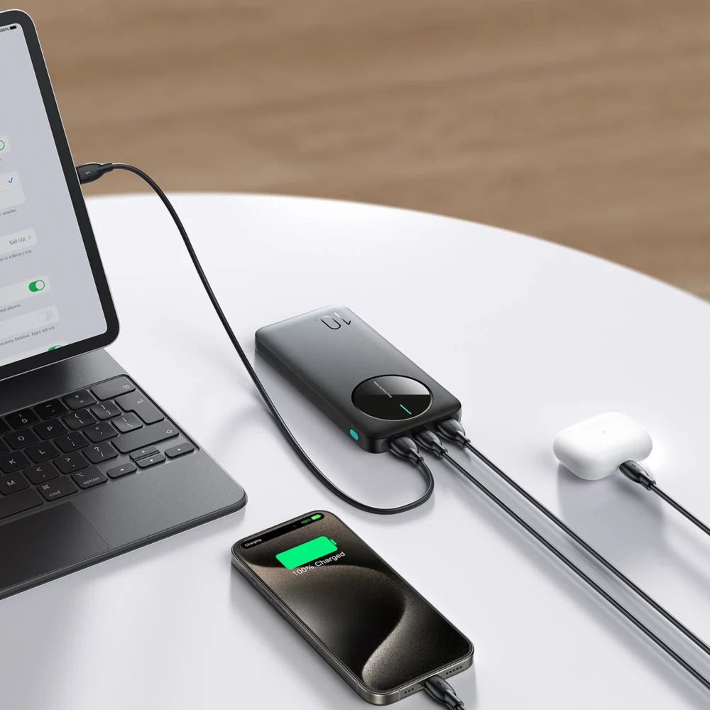 Powerbank Joyroom JR-PBF12 10000mAh 2.4A 2x USB-A 1x USB-C - blackeng