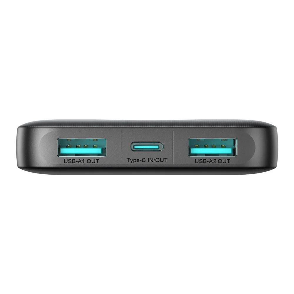 Powerbank Joyroom JR-PBF12 10000mAh 2.4A 2x USB-A 1x USB-C - blackeng