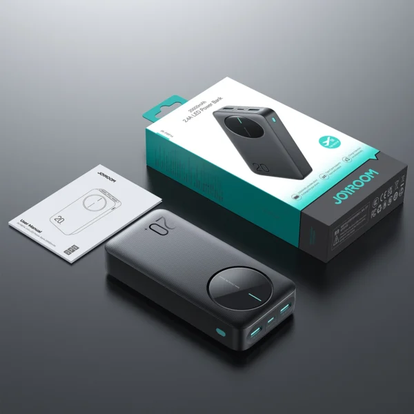 Powerbank Joyroom JR-PBF14 20000mAh 2.4A 2x USB-A 1x USB-C - blackeng
