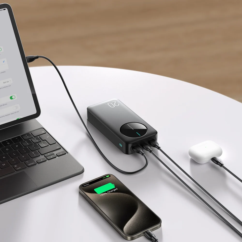Powerbank Joyroom JR-PBF14 20000mAh 2.4A 2x USB-A 1x USB-C - blackeng