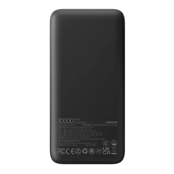 Powerbank Joyroom JR-PBF15 10000mAh USB-C USB-A 22.5W - blackeng