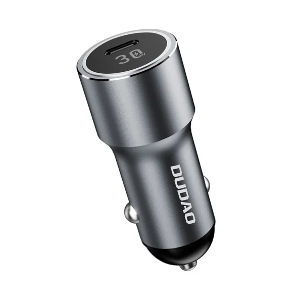 Dudao R14 USB-C 30W PD car charger - silvereng