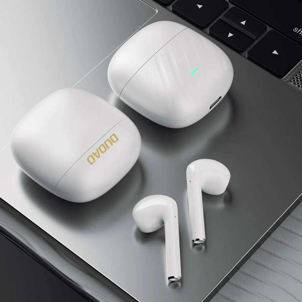 Dudao U14+ wireless in-ear TWS Bluetooth 5.3 headphones - whiteeng