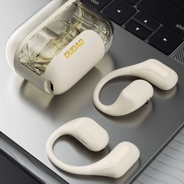 Dudao U17Pro on-ear wireless headphones with Bluetooth 5.3 and ANC - whiteeng