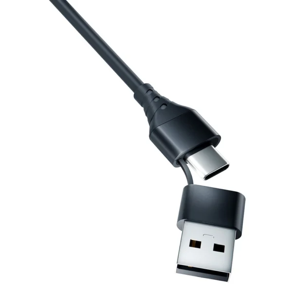 3mk Hyper Cable 3in1 USB-A - USB-C / USB-C - micro USB - Lightning 1.5m - blackeng