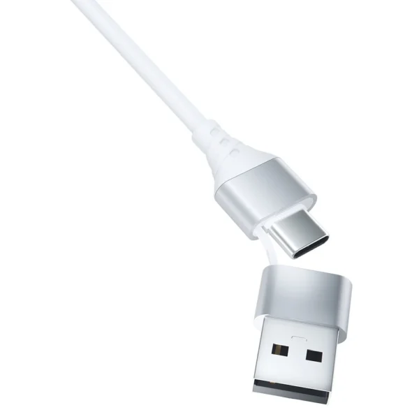 3mk Hyper Cable 3in1 USB-A - USB-C / USB-C - micro USB - Lightning 1.5m - whiteeng