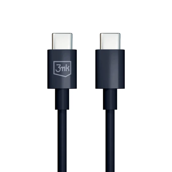 3mk Hyper Cable USB-C / USB-C 100W 1.2m - Blackeng
