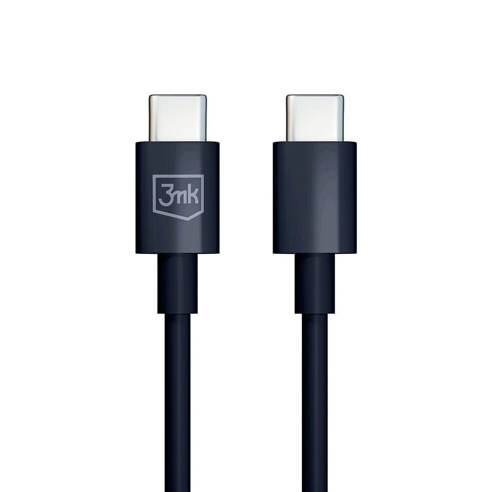 3mk Hyper Cable USB-C / USB-C 100W 1.2m - Blackeng