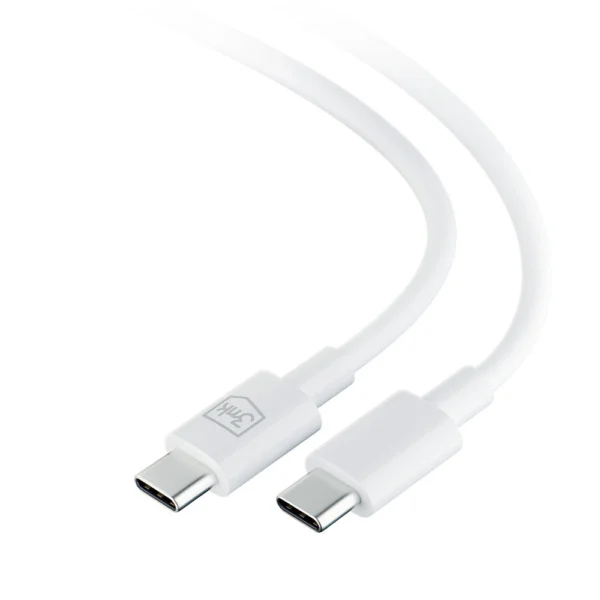 3mk Hyper Cable USB-C / USB-C 100W 1.2m - whiteeng