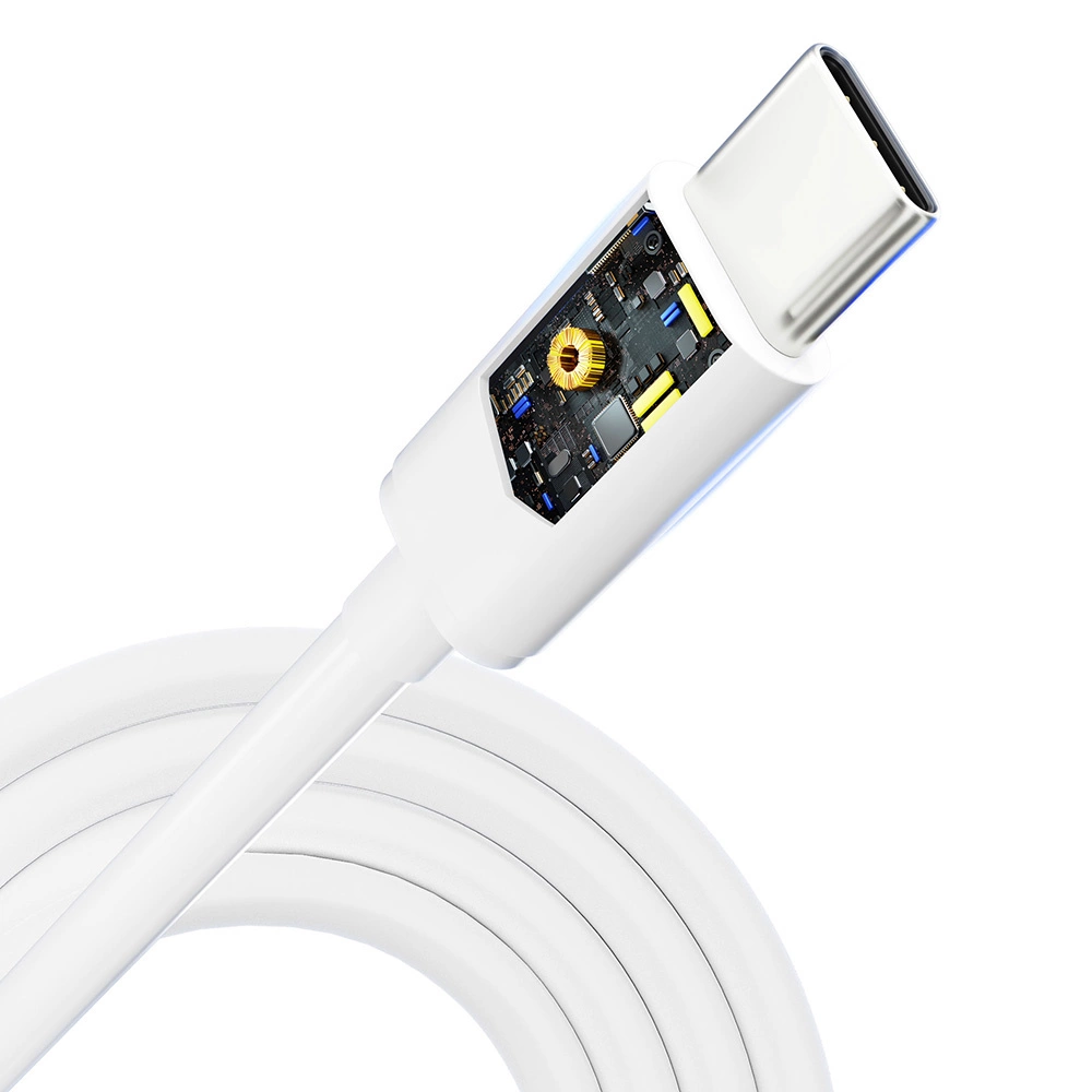 3mk Hyper Cable USB-C / USB-C 100W 2m - whiteeng