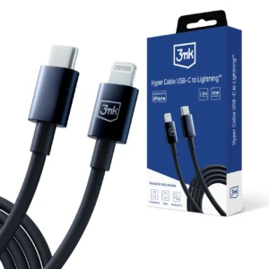 3mk Hyper Cable USB-C / Lightning 20W 1.2m - blackeng
