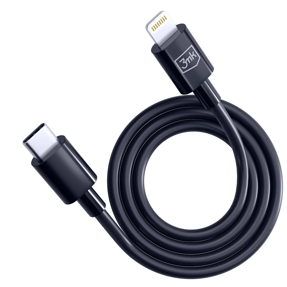 3mk Hyper Cable USB-C / Lightning 20W 1.2m - blackeng