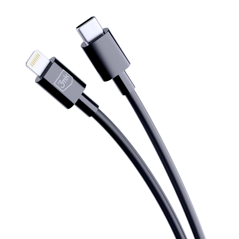 3mk Hyper Cable USB-C / Lightning 20W 1.2m - blackeng