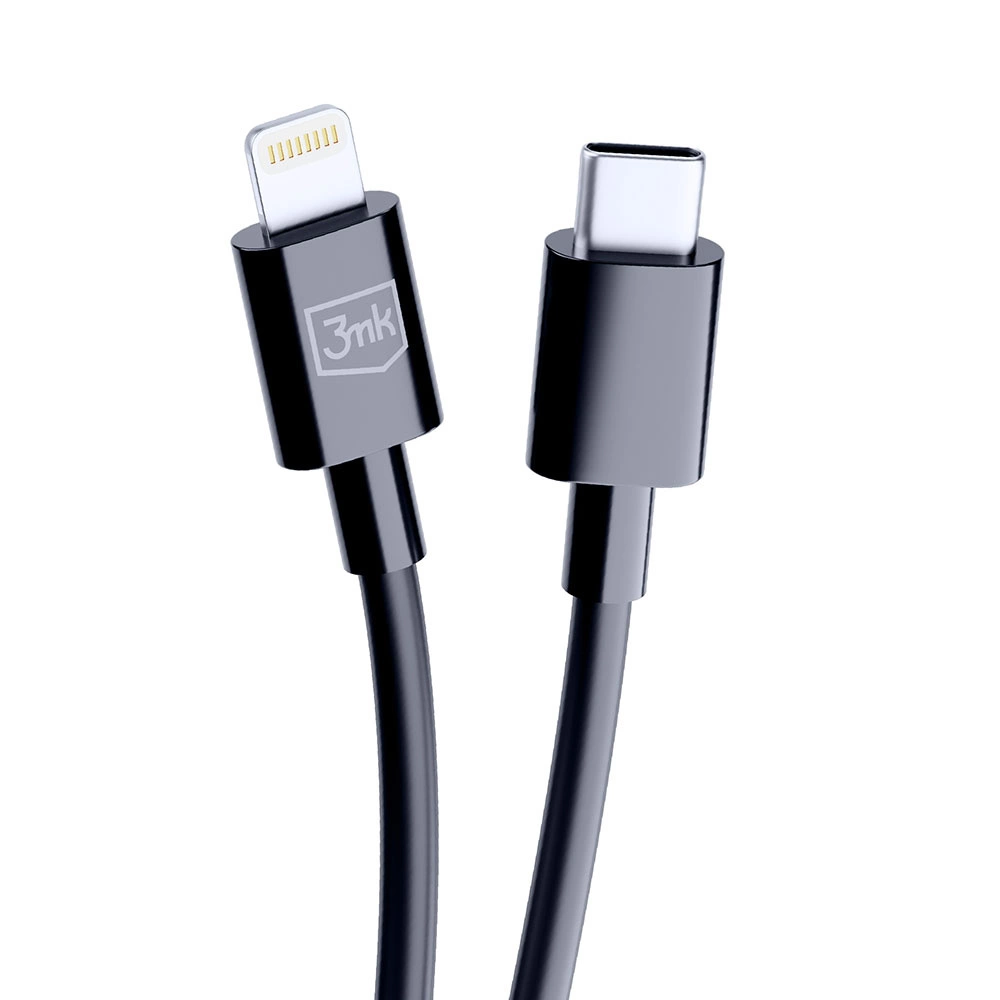 3mk Hyper Cable USB-C / Lightning 20W 1.2m - blackeng