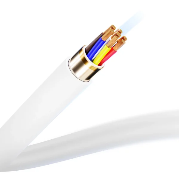 3mk Hyper Silicone Cable USB-C / USB-C 100W 2m - whiteeng