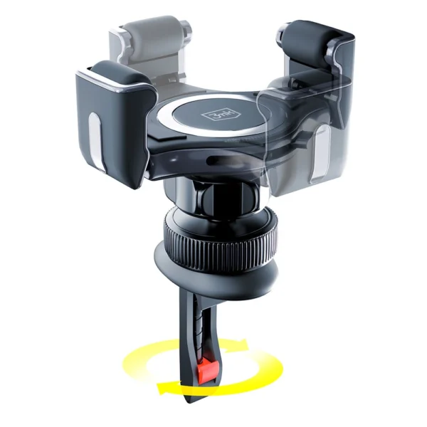 3mk Memo Hug car phone holder for air vent - blackeng