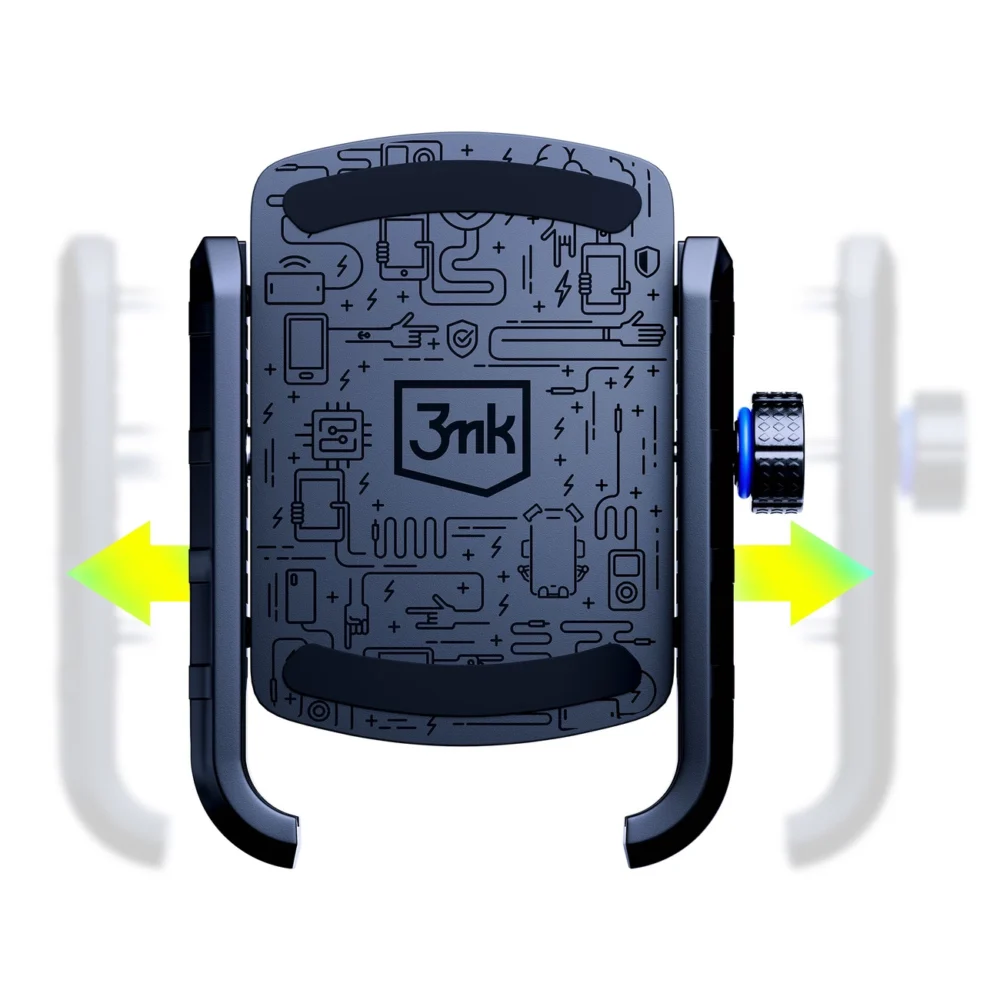 3mk Steel Bike Holder Bicycle Phone Holder - Blackeng