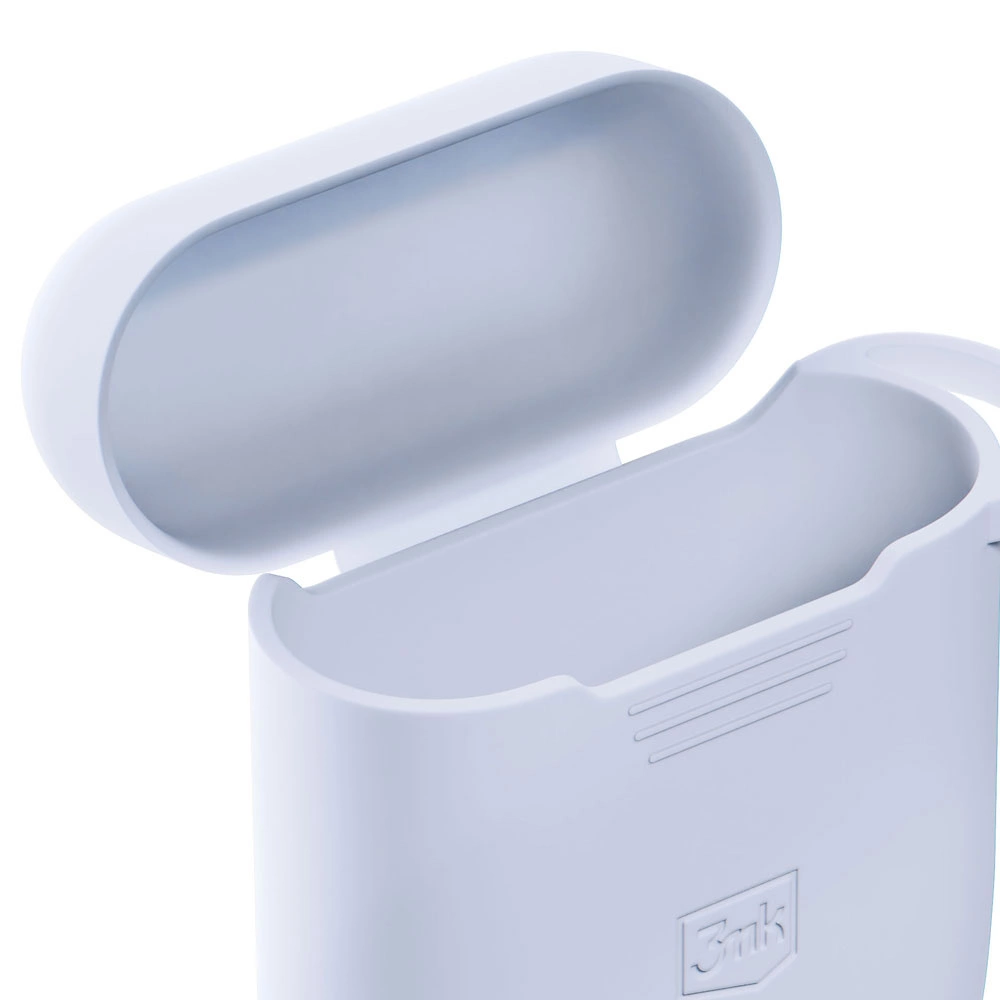 3mk Silicon AirPods Case for AirPods 2 - whiteeng