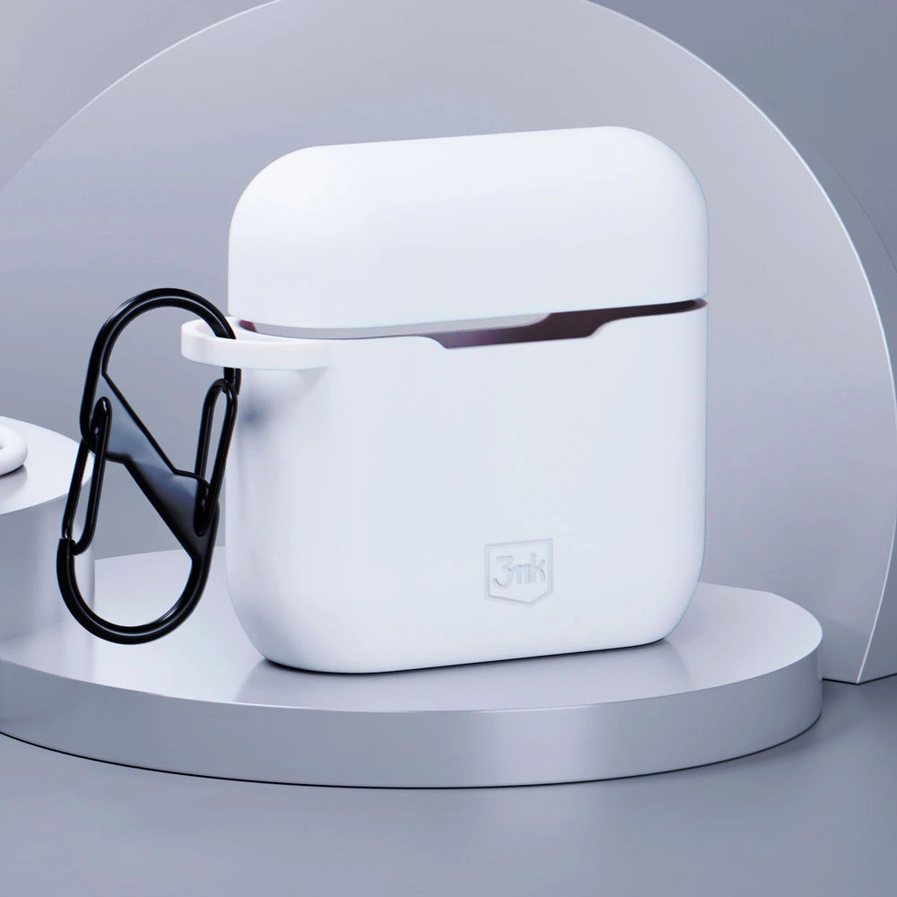 3mk Silicon AirPods Case for AirPods 3 - whiteeng