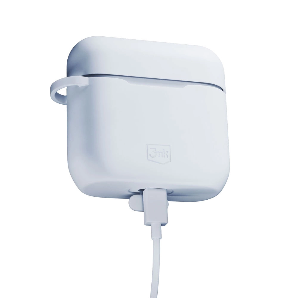 3mk Silicon AirPods Case for AirPods 3 - whiteeng