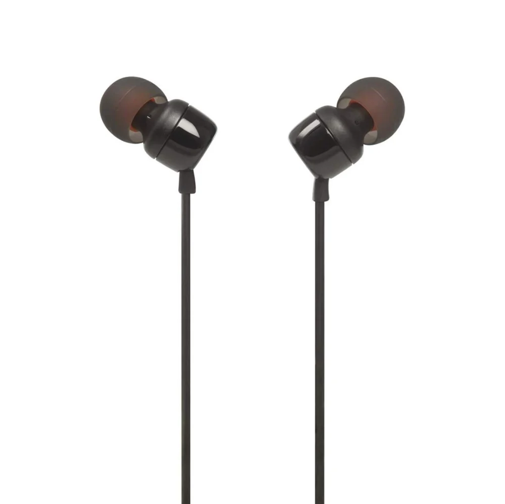 JBL Tune 110 in-ear headphones with 3.5mm mini jack and remote control - blackeng