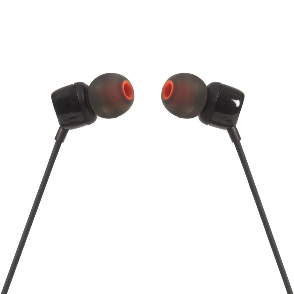 JBL Tune 110 in-ear headphones with 3.5mm mini jack and remote control - blackeng