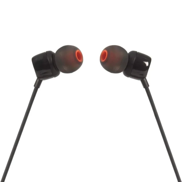 JBL Tune 110 in-ear headphones with 3.5mm mini jack and remote control - blackeng