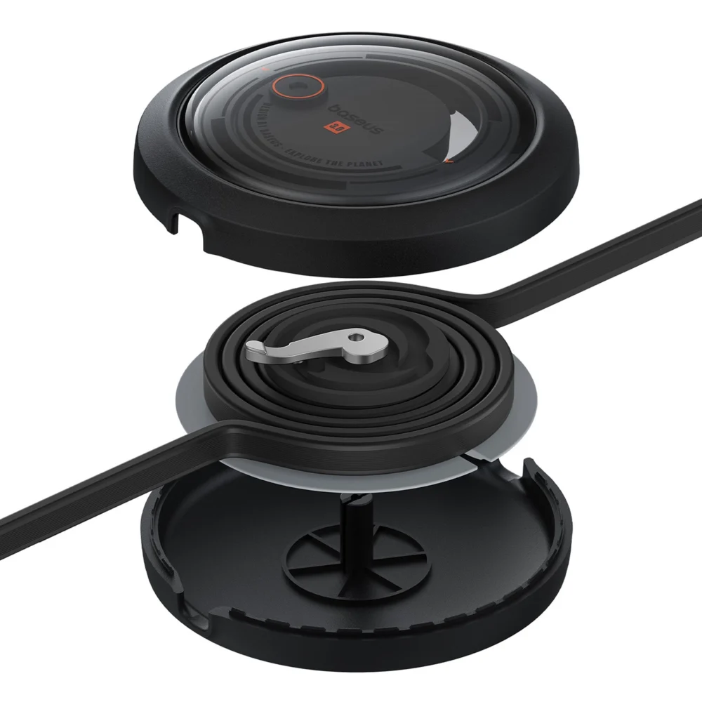Baseus Free2Draw CB000084 retractable USB-C - Lightning / USB-C / micro USB cable 100W 1.1m - blackeng