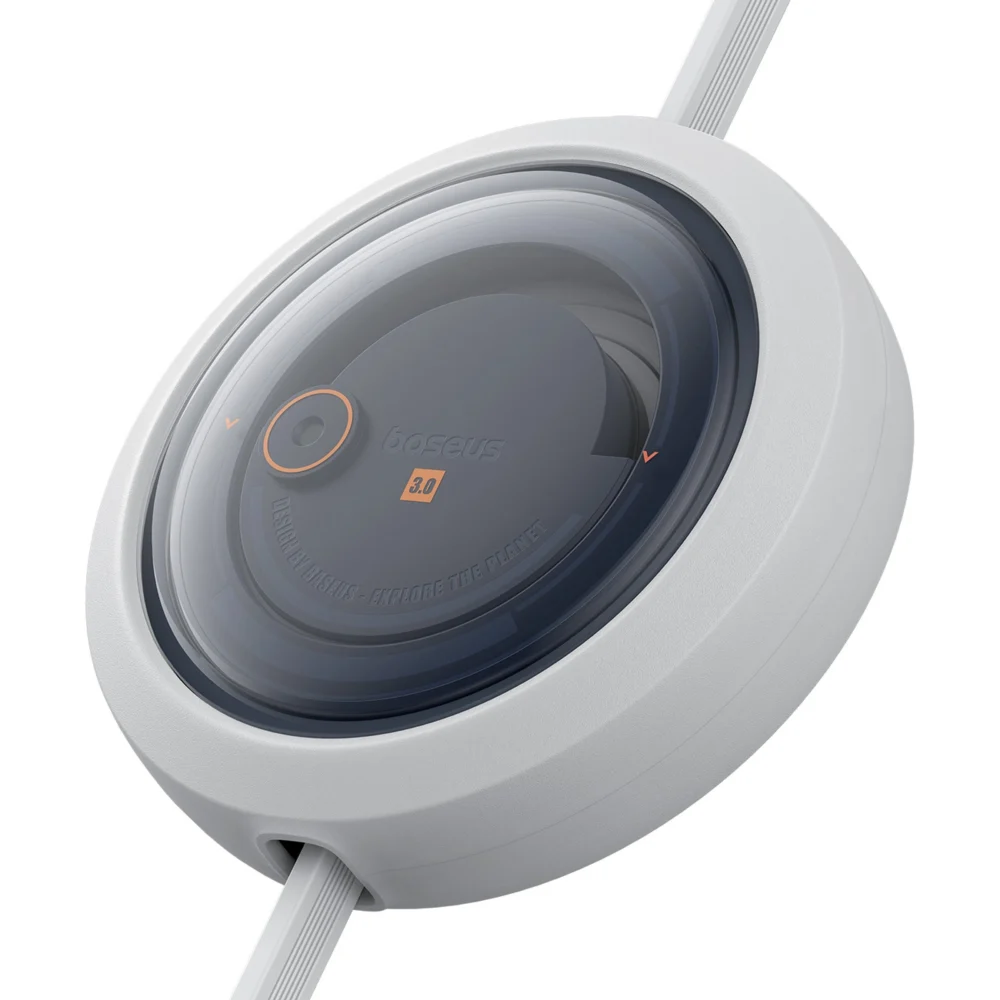 Baseus Free2Draw CB000084 retractable USB-C - Lightning / USB-C / micro USB cable 100W 1.1m - whiteeng