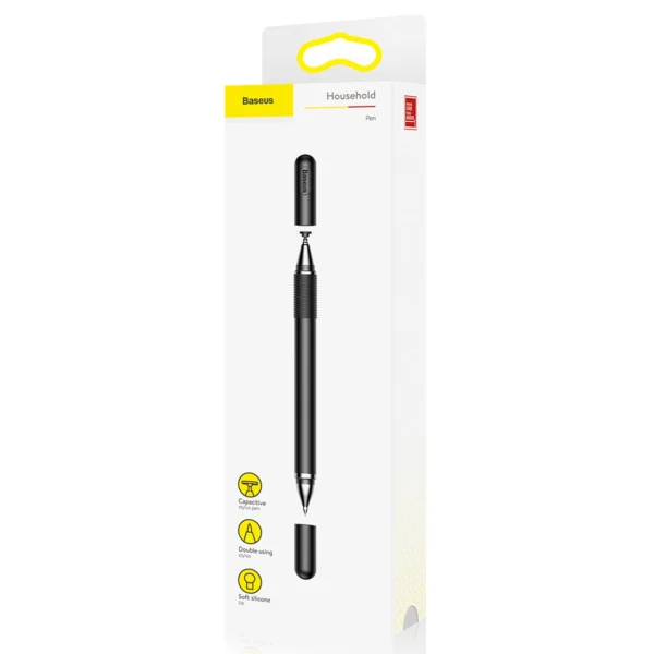 Baseus Golden Cudgel ACPCL-01 double-sided stylus for tablets, phones with gel pen - blackeng