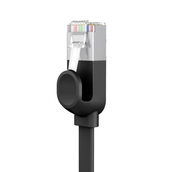 Baseus High Speed ​​flat Ethernet CAT6 RJ45 network cable 0.5m - blackeng