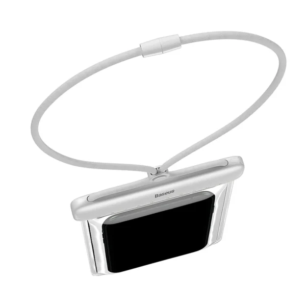 Baseus AquaGlide BS-PC029 case waterproof IPX8 with Slide Lock system - whiteeng
