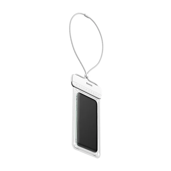 Baseus AquaGlide BS-PC029 case waterproof IPX8 with Slide Lock system - whiteeng