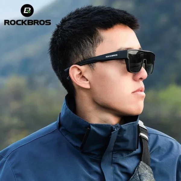Rockbros SP304 polarizing cycling glasses - grayeng
