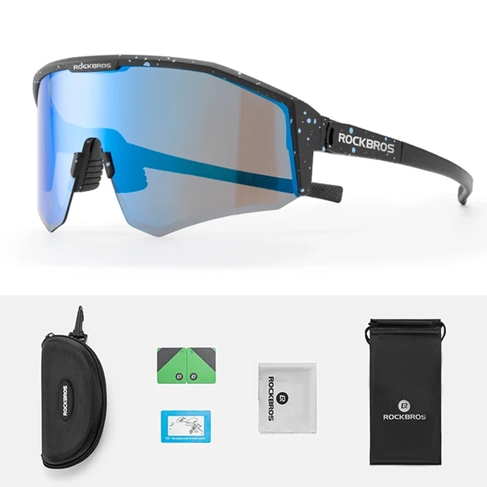 Rockbros SP297 polarizing cycling glasses - blackeng