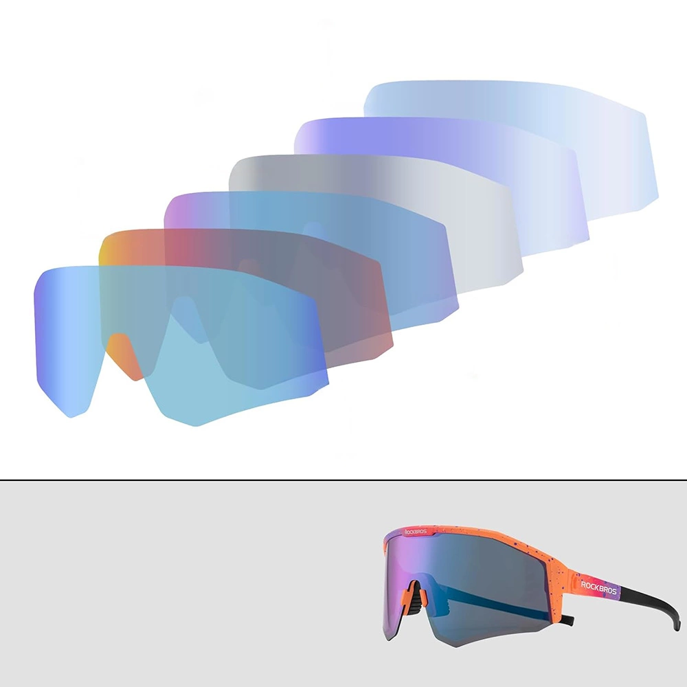 Rockbros SP297 polarizing cycling glasses - purpleeng