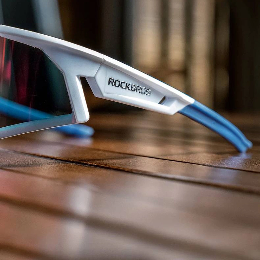 Rockbros SP297 polarizing cycling glasses - whiteeng