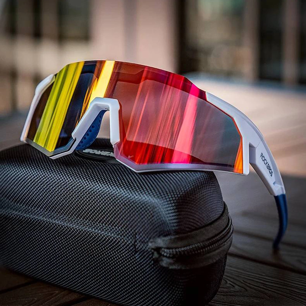 Rockbros SP297 polarizing cycling glasses - whiteeng