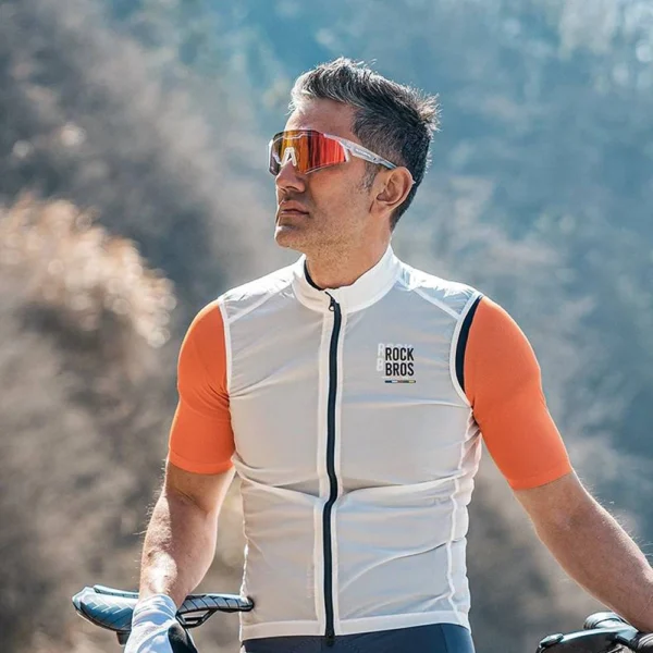 Rockbros SP297 polarizing cycling glasses - whiteeng