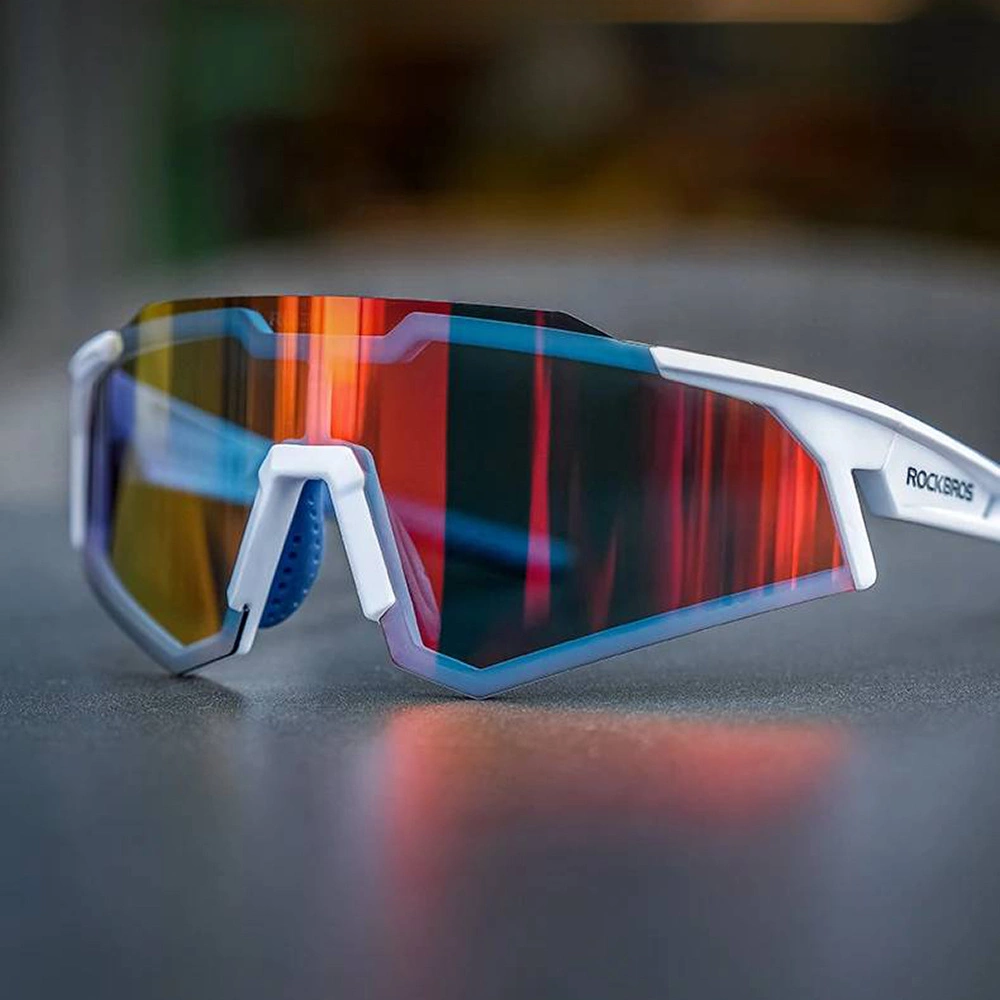 Rockbros SP297 polarizing cycling glasses - whiteeng