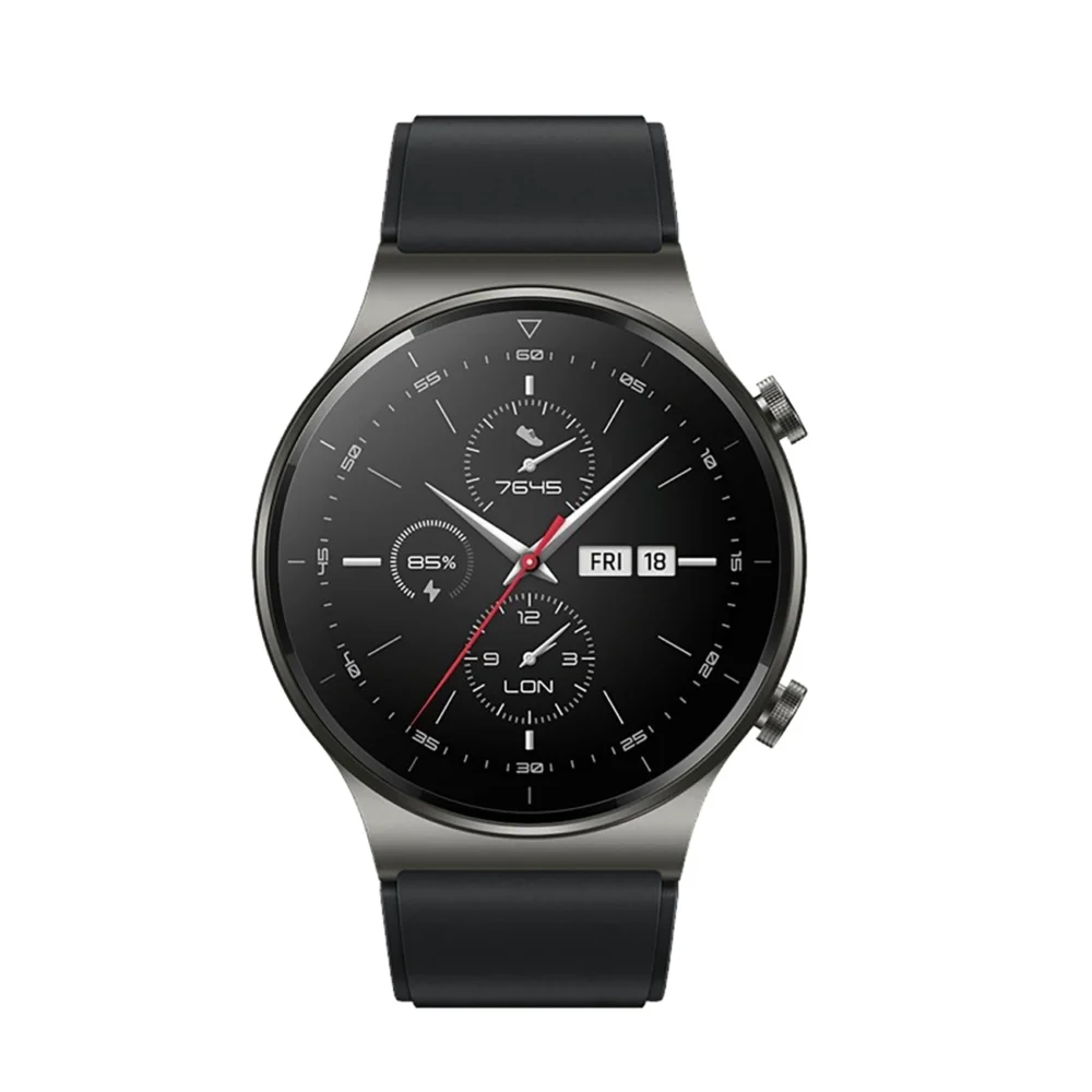 Silicone Strap for Huawei Watch GT 2 / 3 / 4 / 2 Pro / 3 Pro / 4 Pro / GT 2e - Blackeng