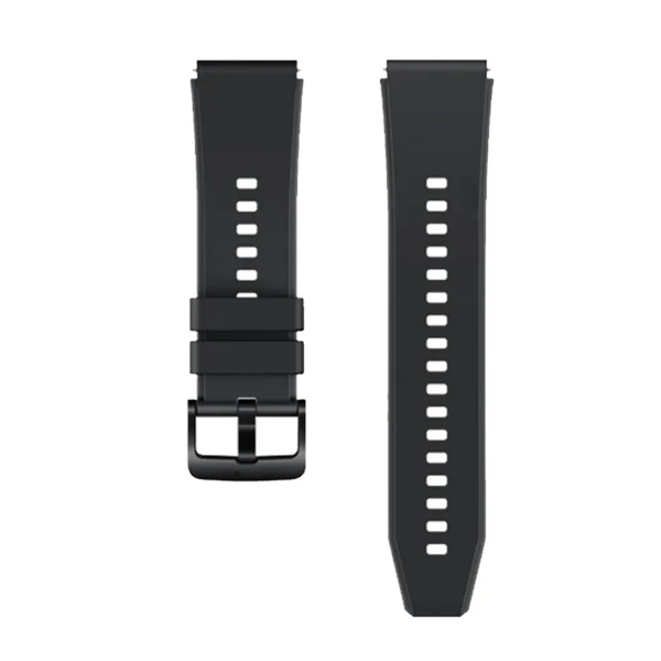 Silicone Strap for Huawei Watch GT 2 / 3 / 4 / 2 Pro / 3 Pro / 4 Pro / GT 2e - Blackeng